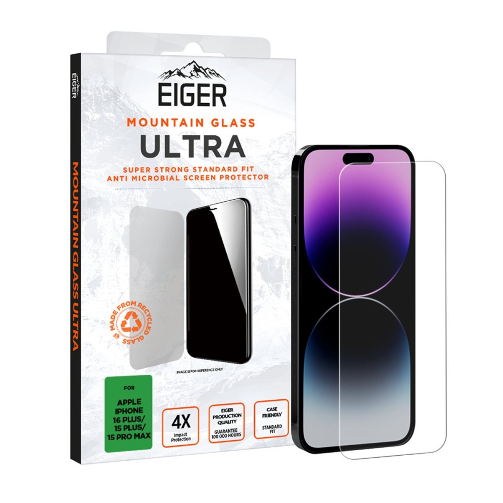  Eiger Tempered Glass for:. Apple Iphone 15 Plus / 15 Pro Max