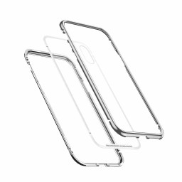 Baseus Magnetic Case IPhone X silver