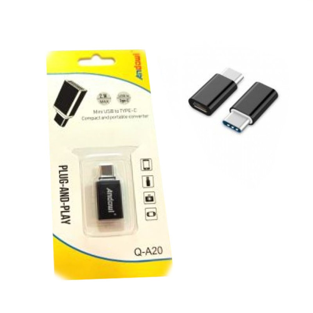 Andowl Mini Converter Type-C to Micro USB Q-A20
