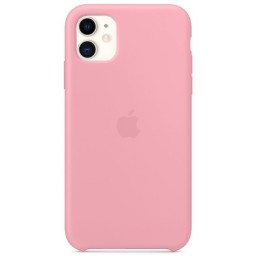 Back Silicon Cover Apple logo Iphone 12 Mini Rose Pink