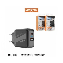 MOXOM 45W 2 Port Fast Charger MX-HC98