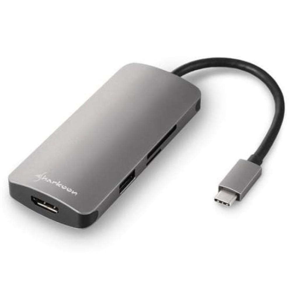 Type-C USB 3.1 Multiport Grey
