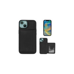 Wachikopa Case with Detachable Flip Cover iPhone 12 / iPhone 12 Pro Black