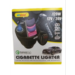 ANDOWL CIGARETTE LIGHTER FAST CHARGER Q-T179